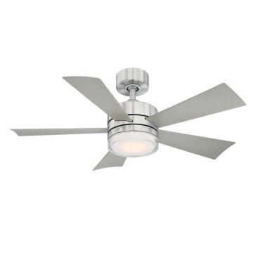 Wynd 1-Light 42" Ceiling Fan in Stainless Steel