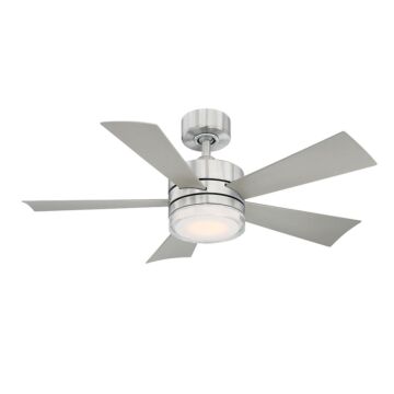 Wynd 1-Light 42" Ceiling Fan in Stainless Steel