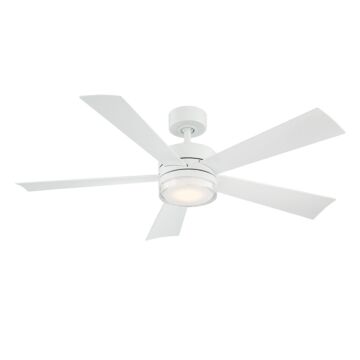 Wynd 1-Light 52" Ceiling Fan in Matte White