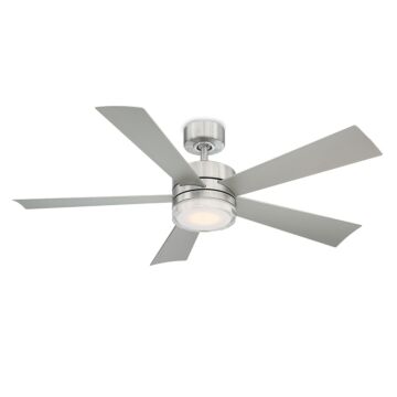Wynd 1-Light 52" Ceiling Fan in Stainless Steel
