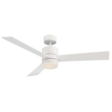 Axis 1-Light 52" Ceiling Fan in Matte White