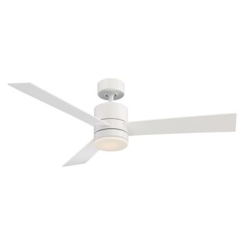 Axis 1-Light 52" Ceiling Fan in Matte White