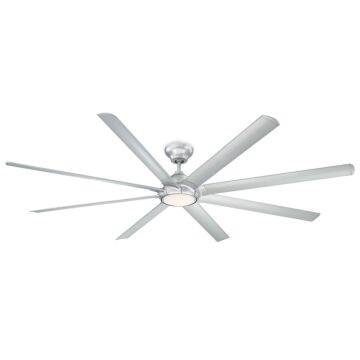 Hydra 1-Light 96" Ceiling Fan in Titanium Silver