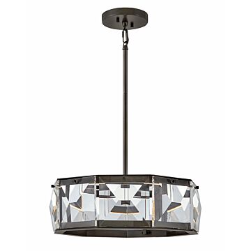 Fredrick Ramond Jolie Semi-Flush Ceiling Light In Black Oxide