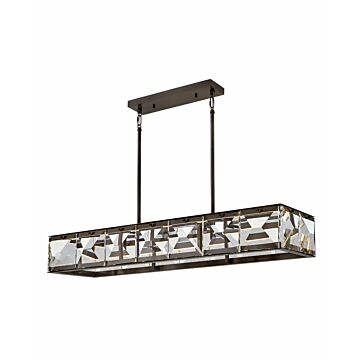 Fredrick Ramond Jolie Linear Chandelier In Black Oxide