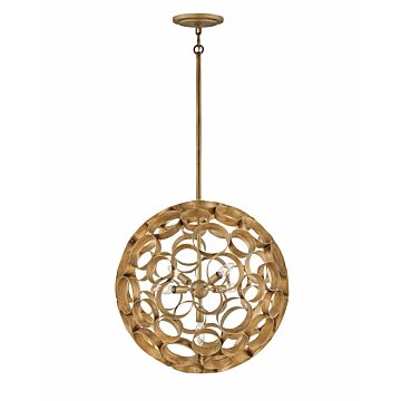 Fredrick Ramond Centric 4-Light Pendant In Burnished Gold