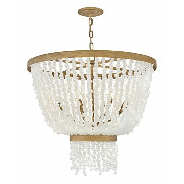 Fredrick Ramond Dune 8-Light Pendant In Burnished Gold