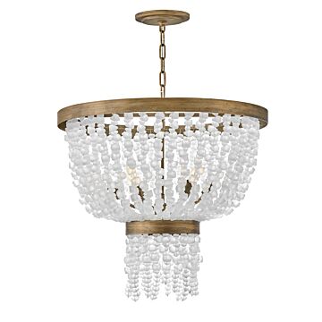 Fredrick Ramond Dune 6-Light Pendant In Burnished Gold