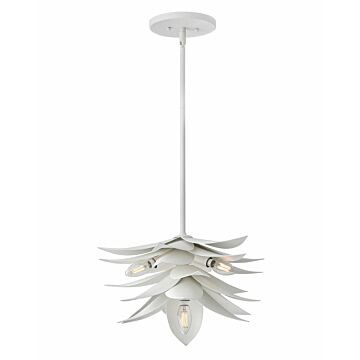 Fredrick Ramond Agave 4-Light Pendant In Textured Plaster