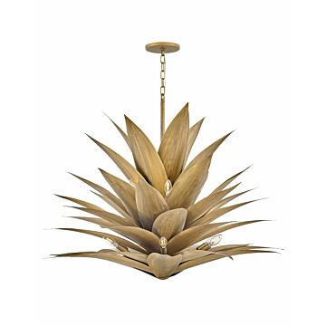 Fredrick Ramond Agave 12-Light Pendant In Burnished Gold