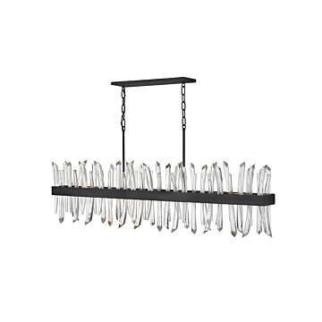 Fredrick Ramond Revel 6-Light Linear Chandelier In Black*