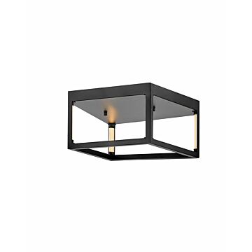 Fredrick Ramond Onyx Flush Mount Ceiling Light In Black*