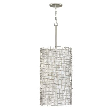 Fredrick Ramond Farrah 9-Light Pendant In Silver Leaf*