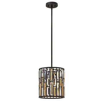 Fredrick Ramond Gemma 1-Light Pendant In Vintage Bronze