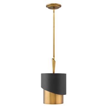Fredrick Ramond Gigi 1-Light Pendant In Heritage Brass