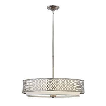Fredrick Ramond Jules 3-Light Chandelier In Brushed Nickel*