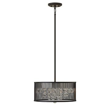 Fredrick Ramond Fiona 4-Light Pendant In Black*