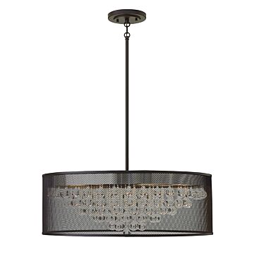 Fredrick Ramond Fiona 8-Light Pendant In Black*