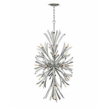 Vida 19-Light Chandelier in Glacial