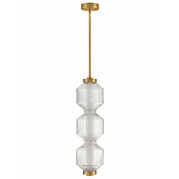 Fredrick Ramond Reign Pendant In Lacquered Brass