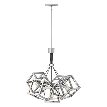 Fredrick Ramond Ensemble 5-Light Pendant In Polished Nickel*