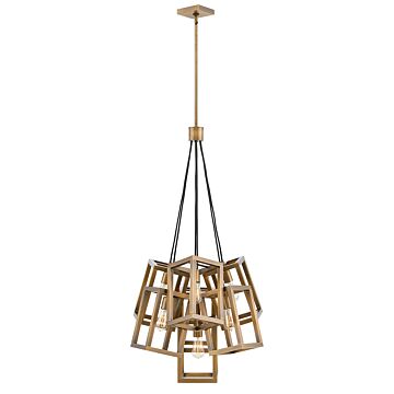 Fredrick Ramond Ensemble 7-Light Pendant In Brushed Bronze*