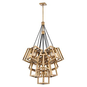 Fredrick Ramond Ensemble Chandelier In Brushed Bronze*