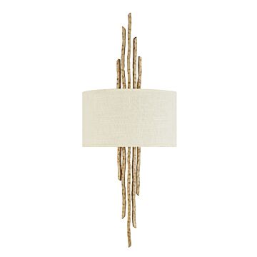 Fredrick Ramond Spyre 2-Light Wall Sconce In Champagne Gold