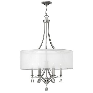 Fredrick Ramond Mime 6-Light Pendant In Brushed Nickel*