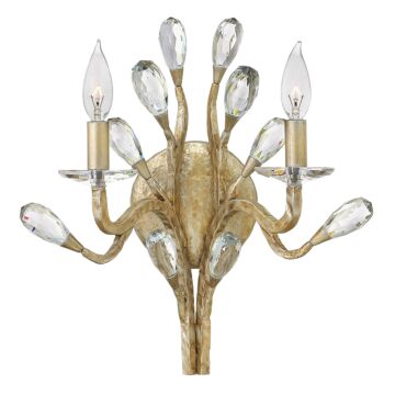 Fredrick Ramond Eve 2-Light Wall Sconce In Champagne Gold