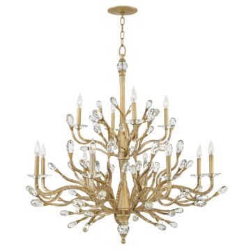 Fredrick Ramond Eve 12-Light Pendant In Champagne Gold