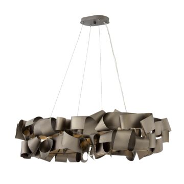 Fredrick Ramond Delfina 6-Light Linear Chandelier In Metallic Matte Bronze