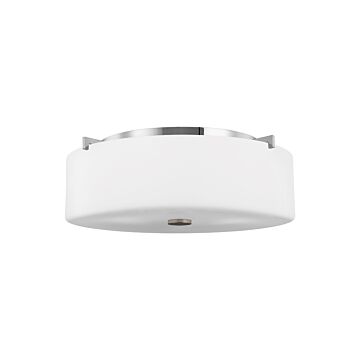 Generation Lighting Sunset Drive 3-Light Ceiling Light in Chrome