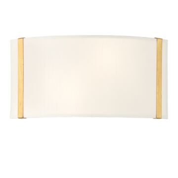 Fulton Two Light Wall Sconce in Antique Gold by Crystorama