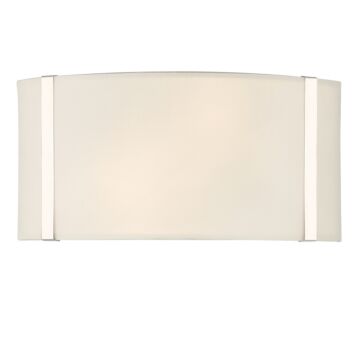 Fulton Two Light Wall Sconce in Polished Nickel by Crystorama