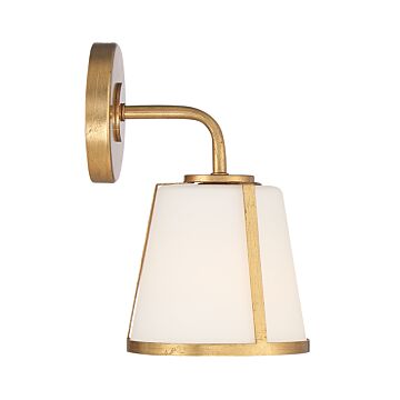 Fulton One Light Wall Sconce in Antique Gold by Crystorama