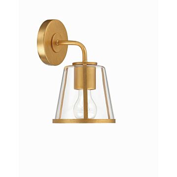 Fulton One Light Bath in Antique Gold by Crystorama