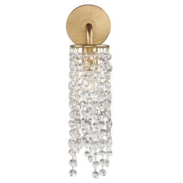 Gabrielle One Light Wall Sconce in Antique Gold by Crystorama