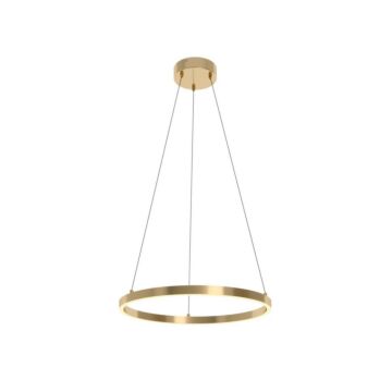 Glo LED Pendant in Satin Brass by AFX Lighting
