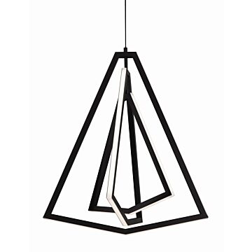 Gianna LED Pendant in Black by AFX Lighting