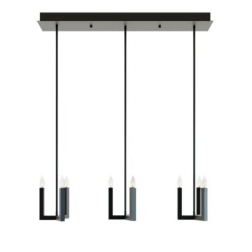 Grace Nine Light Pendant in Black by AFX Lighting