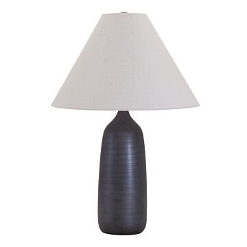 Scatchard 1-Light Table Lamp in Black Matte