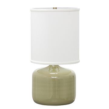 Scatchard 1-Light Table Lamp in Celadon