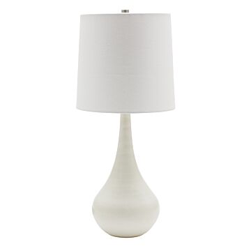  Scatchard Table Lamp in White Matte