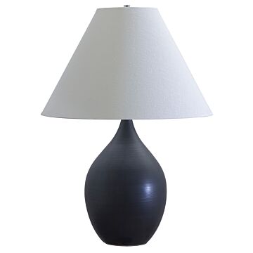 Scatchard 1-Light Table Lamp in Black Matte