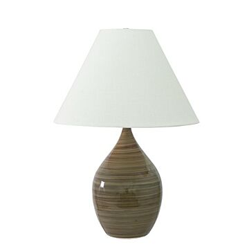 Scatchard 1-Light Table Lamp in Tigers Eye