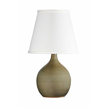 Scatchard 1-Light Table Lamp in Celadon