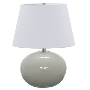 Scatchard 1-Light Table Lamp in Gray Gloss