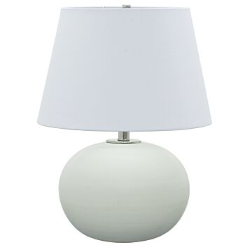 Scatchard 1-Light Table Lamp in White Matte