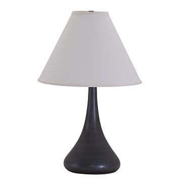 Scatchard 1-Light Table Lamp in Black Matte